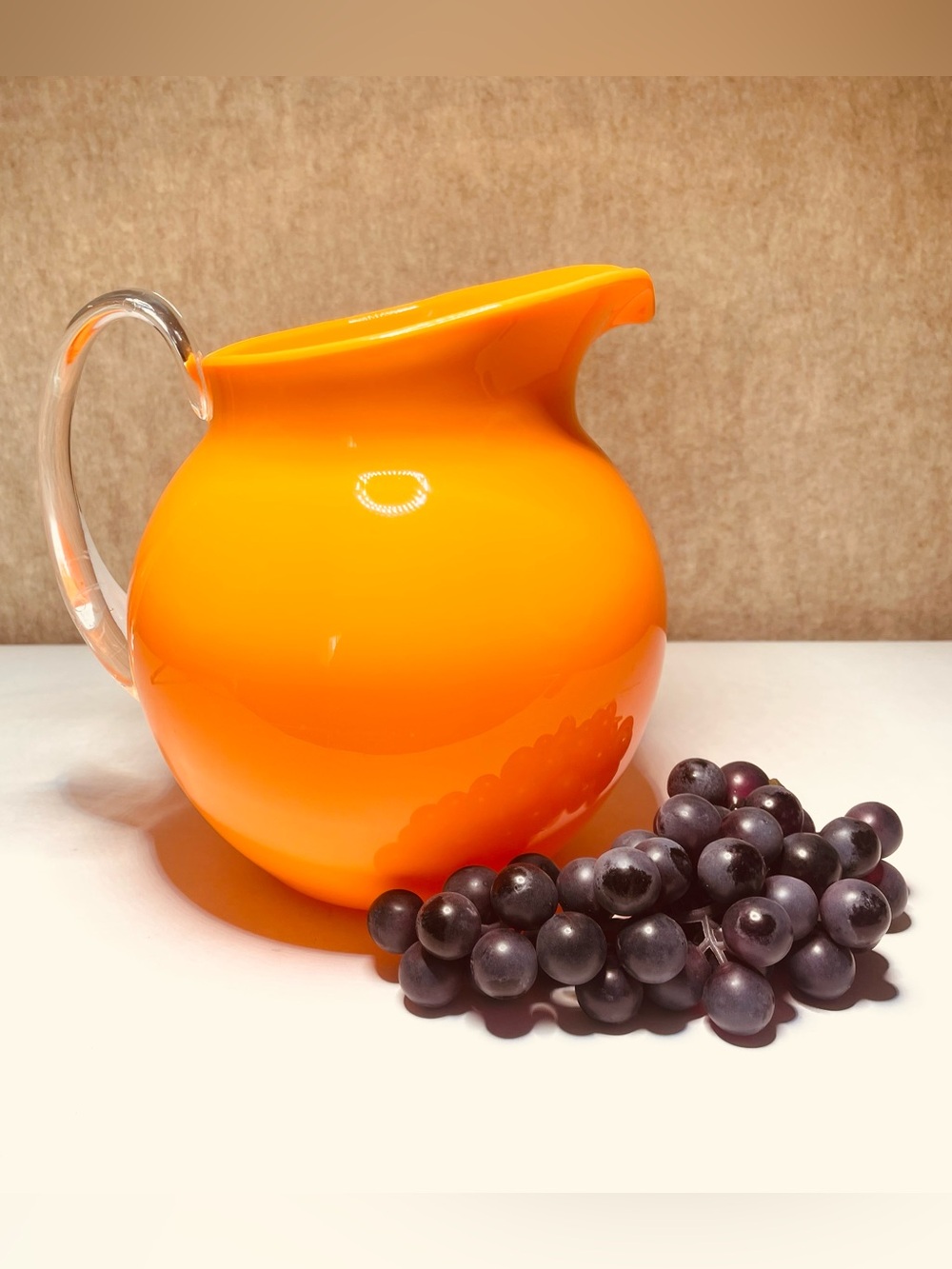 Pitcher Large Mario Luca Giusti Palla Solid Acrylic Opaque Italian Designer